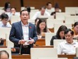 Đại biểu Nguyễn Quang Huân, đoàn đại biểu Quốc hội tỉnh Bình Dương phát biểu tại Hội trường sáng 25/5