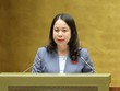Phó Chủ tịch nước Võ Thị Ánh Xuân trình bày tờ trình.