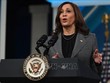 Phó Tổng thống Mỹ Kamala Harris phát biểu tại Washington, DC. Ảnh: AFP/TTXVN