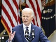 Tổng thống Mỹ Joe Biden phát biểu tại Nhà Trắng ở Washington DC., ngày 14/5/2024. (Ảnh: Kyodo/TTXVN)