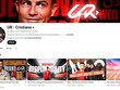Kênh YouTube mới của Ronaldo. Ảnh chụp màn hình