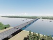 Phối cảnh dự án cầu Ba Lai 8. Ảnh: Baodongkhoi.vn 