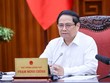 Thủ tướng Chính phủ Phạm Minh Chính là Trưởng Ban Chỉ đạo xây dựng Đề án Trung tâm tài chính khu vực và quốc tế. Ảnh: VGP