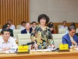 Anh hùng Lao động Thái Hương "hiến kế" tại Hội nghị Thường trực Chính phủ với các doanh nghiệp lớn ngày 21/9