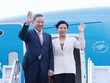 Tổng Bí thư, Chủ tịch nước Tô Lâm và Phu nhân tại sân bay quốc tế John F. Kennedy ở thành phố New York. (Ảnh: TTXVN)