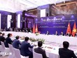 Tọa đàm Doanh nghiệp Việt Nam - Trung Quốc với chủ đề Tăng cường hợp tác cùng có lợi, chung tay kiến tạo tương lai chiều ngày 13/10. Ảnh: TTXVN