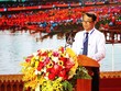 Phó chủ tịch UBND tỉnh Sóc Trăng Nguyễn Văn Khởi phát biểu khai mạc Lễ hội