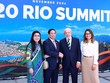 Tổng thống Brazil, Chủ tịch G20 Luiz Inácio Lula da Silva và Phu nhân đón Thủ tướng Phạm Minh Chính và Phu nhân. Ảnh: Nhật Bắc
