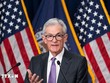 Chủ tịch Fed Jerome Powell phát biểu trong cuộc họp báo ở Washington, DC ngày 20/3/2024. (Ảnh: THX/TTXVN)