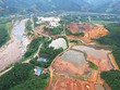 Khu vực khai thác, tập kết đất hiếm của Công ty Thái Dương tại mỏ Yên Phú (Văn Yên, Yên Bái) Ảnh: Văn Đức 