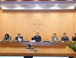 Tập thể lãnh đạo UBND TP. Hà Nội tại phiên họp trực tuyến thường kỳ tháng 2/2025.