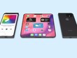 Một concept iPhone gập tương tự Samsung Galaxy Fold. Ảnh:Techeblog 