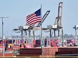 Container được tập kết tại cảng Long Beach của bang California, Mỹ vào ngày 4/3/2025. Ảnh: AFP