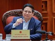 Thủ tướng Phạm Minh Chính chủ trì cuộc họp sáng 3/4. Ảnh: Nhật Bắc 