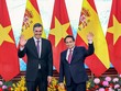 Thủ tướng Chính phủ Phạm Minh Chính và Thủ tướng Vương quốc Tây Ban Nha Pedro Sánchez. Ảnh: Đức Thanh 