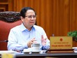 Đây là lần thứ 5 Thủ tướng Phạm Minh Chính chủ trì họp riêng về nội dung thích ứng với chính sách thuế quan mới của Hoa Kỳ và thúc đẩy quan hệ thương mại cân bằng, bền vững với Hoa Kỳ. Ảnh: Nhật Bắc 