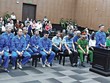 Các bị cáo tại phiên tòa sơ thẩm vụ án cấp phép, khai thác, tiêu thụ trái phép đất hiếm, xảy ra tại Công ty cổ phần Tập đoàn Thái Dương và các đơn vị liên quan