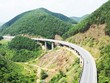 Một đoạn cao tốc Thái Nguyên - Chợ Mới quy mô 2 làn xe.
