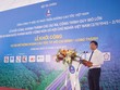 Bộ trưởng Bộ Tài chính Nguyễn Văn Thắng phát biểu chỉ đạo tại lễ khởi công Dự án. 