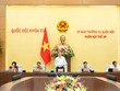 Chủ tịch Quốc hội Trần Thanh Mẫn phát biểu khai mạc phiên họp - Ảnh: PT.