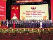 Lãnh đạo Đảng, Nhà nước, Chính phủ và Đoàn Chủ tịch Đại hội chụp ảnh lưu niệm với Đoàn đại biểu Đảng bộ Bộ Tài chính