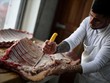 Thịt bò được bán ở cửa hàng tại Buenos Aires, Argentina ngày 10/6/2024. Ảnh: REUTERS/TTXVN