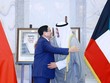 Thủ tướng Phạm Minh Chính hội đàm với Thủ tướng Nhà nước Kuwait Sheikh Ahmad Abdullah Al-Ahmad Al - Sabah. Ảnh: Dương Giang/TTXVN.