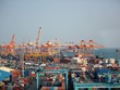  Cảng hàng hóa Busan, Hàn Quốc. Ảnh: THX/TTXVN