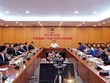 Bộ trưởng Đinh Tiến Dũng chủ trì buổi làm việc. Nguồn Bộ Tài chính