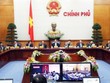 Hội nghị trực tuyến Chính phủ với các địa phương triển khai Nghị quyết của Quốc hội năm 2014. Ảnh: Đức Tám/TTXVN