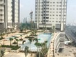 Hồ bơi tràn tọa lạc tại tầng 5 của Dự án Sunrise City - Central Towers đang dần được hoàn thiện mỗi ngày