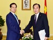 Thủ tướng Nguyễn Tấn Dũng tiếp Tỉnh trưởng tỉnh Saitama (Nhật Bản) Ueda Kiyoshi đang thăm và làm việc tại Việt Nam