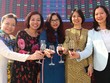 Nữ lãnh đạo UBCK, HOSE cùng một số DN lớn hội ngộ khai trương phiên giao dịch đầu năm Bính Thân với niềm tin TTCK Việt Nam sẽ phát triển
