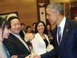 Tổng thống Obama giao lưu cùng các doanh nhân Việt tại tiệc chiêu đãi tối 23/5  