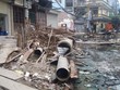 Dự án thoát nước giai đoạn II Hà Nội vẫn còn ngổn ngang, chậm tiến độ - Ảnh: báo Công an nhân dân