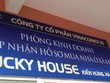 Phòng tiếp nhận hồ sơ đăng ký mua nhà ở xã hội Lucky House của chủ đầu tư, song chưa tiến hành nhận hồ sơ
