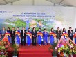 Lãnh đạo Vietcombank tại buổi khánh thành giai đoạn I Nhà máy sản xuất trứng gà sạch ĐTK Phú Thọ. Vietcombank đã tài trợ 600 tỷ đồng vốn cho dự án này.