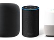 Từ trái qua: Apple HomePod, Amazon Echo và Google Home.