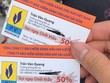 Tấm card chào mua bảo hiểm chiết khấu tới 50% một thành viên Diễn đàn Bảo hiểm và cuộc sống nhận được.