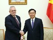 Phó Thủ tướng Vương Đình Huệ tiếp Phó Chủ tịch Phòng Thương mại Hoa Kỳ (USCC) Charles Freeman. Ảnh: VGP/Thành Chung