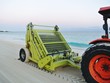 Xe cào rác, giúp sàng lọc rác trên bãi biển