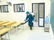 3.000 trường học tại Hà Nội được phun thuốc khử trùng Cloramin B