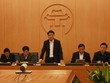 Chủ tịch UBND TP Hà Nội Nguyễn Đức Chung chủ trì cuộc họp.