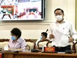 Ông Nguyễn Tấn Bỉnh, Giám đốc Sở Y tế TP.HCM thông tin tại buổi họp ngày 3/8