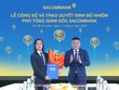 Ông Nguyễn Đức Thụy - Phó Chủ tịch thường trực HĐQT trao Quyết định bổ nhiệm cho ông Lưu Danh Đức - Phó tổng giám đốc