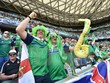Các cổ động viên đội tuyển Bắc Ireland tại sân vận động Allianz Riviera tại thành phố Nice ngày 12/6. (Nguồn: EPA/TTXVN)