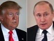 Tổng thống Mỹ Donald Trump và người đồng cấp Nga Vladimir Putin. Ảnh: AP