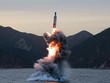 Một vụ thử tên lửa của Triều Tiên. Ảnh: KCNA