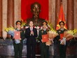Chủ tịch nước trao Quyết định thăng quân hàm Thượng tướng, Trung tướng