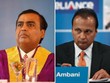 Mukesh Ambani (trái) và Anil Ambani (phải). Ảnh: Next Big What. 